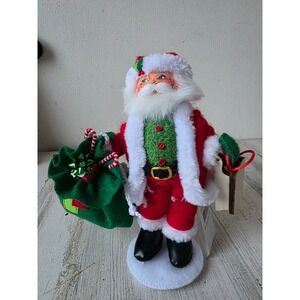 Annalee 9" very merry Santa bag sled Xmas decor new 410 220